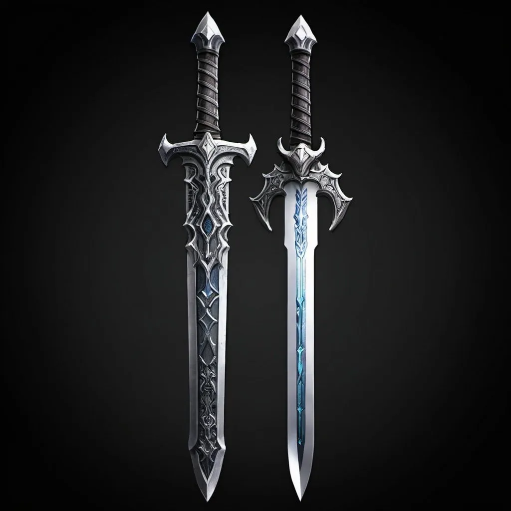 Prompt: infinity blade sword
