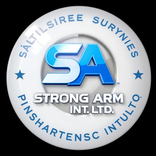 Prompt: DESIGN A 3D LOGO USING BLUE AND WHITE WITH THE FOLLOWING STRONG ARM INT. LTD

AVAILABLE SUPPLIES
✔ TARPULIN
✔ SILPAULIN
✔ NYLON ROPES
✔ FLEXY
✔ CONTAINER BELT

Supplies are available for indoors, outdoors & Agricultural Purposes

QUALITY TURKISH TARPULINS

Images labeled:

Tarpaulin Sheets

Tarpaulin Rolls

Tarpaulin Fishpond

Branded Truck Tarpaulin


MAKE IS STAND OUT ON A TRANSPARENT BACKGROUND