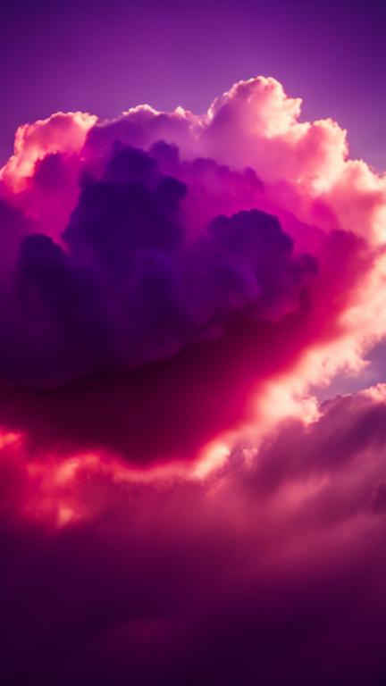 Prompt: pink cloud background, 4hd, cat