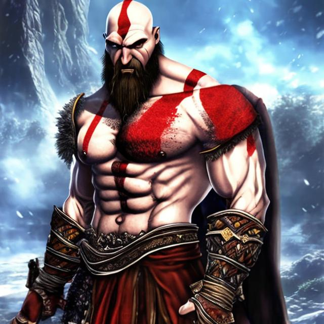 Prompt: kratos (anime)