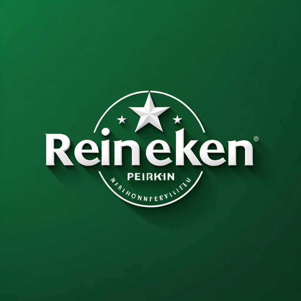 Prompt: logo 'Reineken' in the style of Heineken
