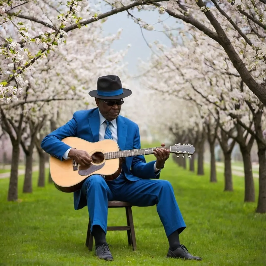 Prompt: Spring time blues music