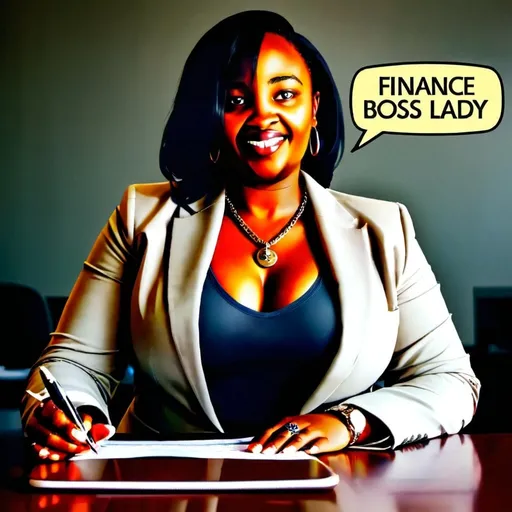 Prompt: Finance boss Lady