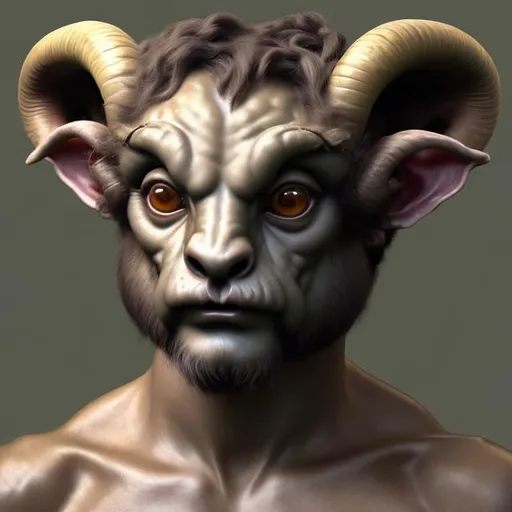 Prompt: satyr, hyperrealistic