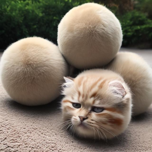 Prompt: cat balls
