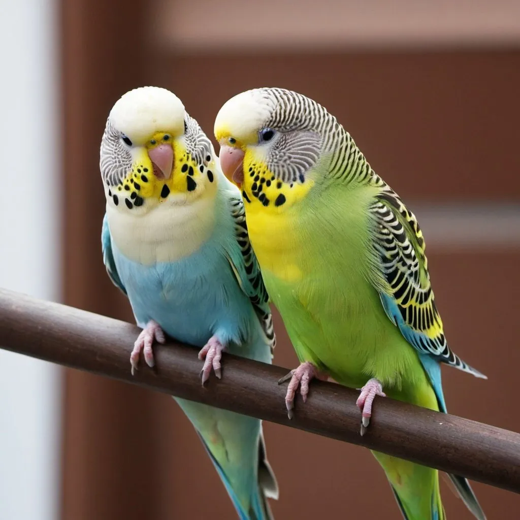 Prompt: budgies