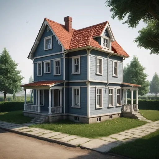 Prompt: Realistic house