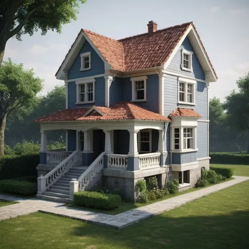Prompt: Realistic house
