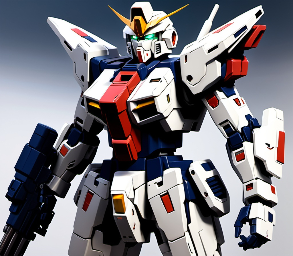 Prompt: Sci-fi  Mercenary Gundam mecha 