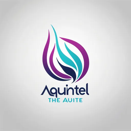 Prompt: A logo for Aquitel
The logo should symbolize females 
The logo should represent Christian ministry
Feminine colours should be used