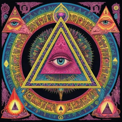 Prompt: psychedelic illuminatis