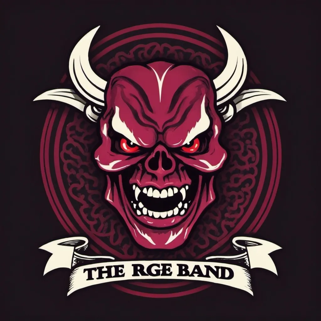 Prompt: The Rages Band Logo