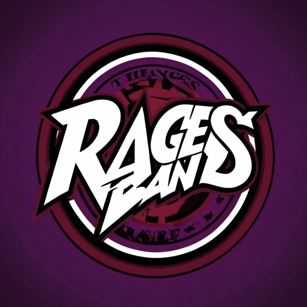 Prompt: the rages band logo 2024