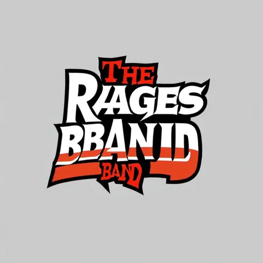 Prompt: The Rages Band 2024 logo correct spelling ok 