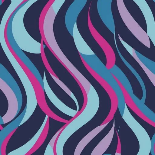 Prompt: illusion curves light blue, navy blue, indigo, cyan, pink, light violet, magenta