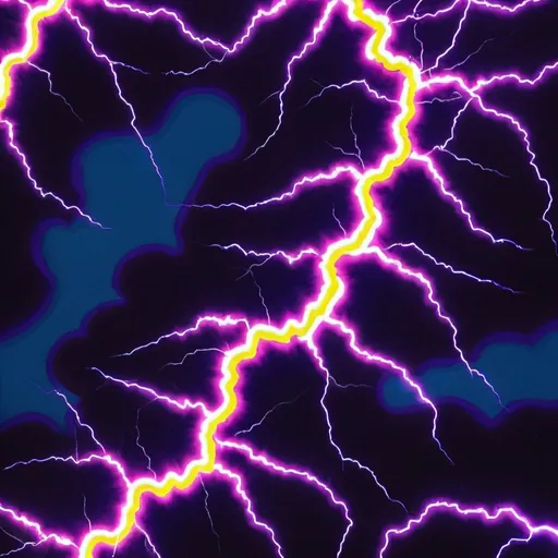 Prompt: psychedelic lightning