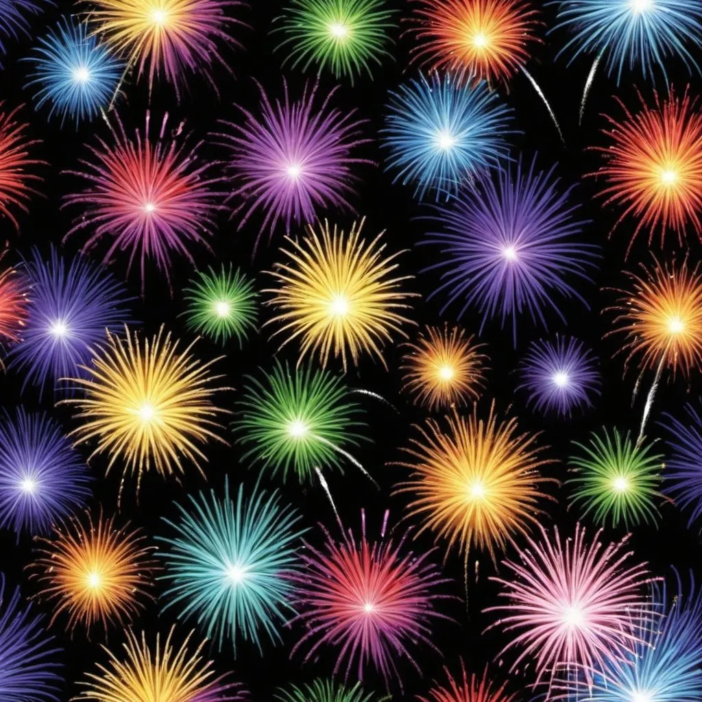 Prompt: baby fireworks of violet, green, yellow, red, blue, brown, yellow, pink, white, black, indigo, orange, cyan