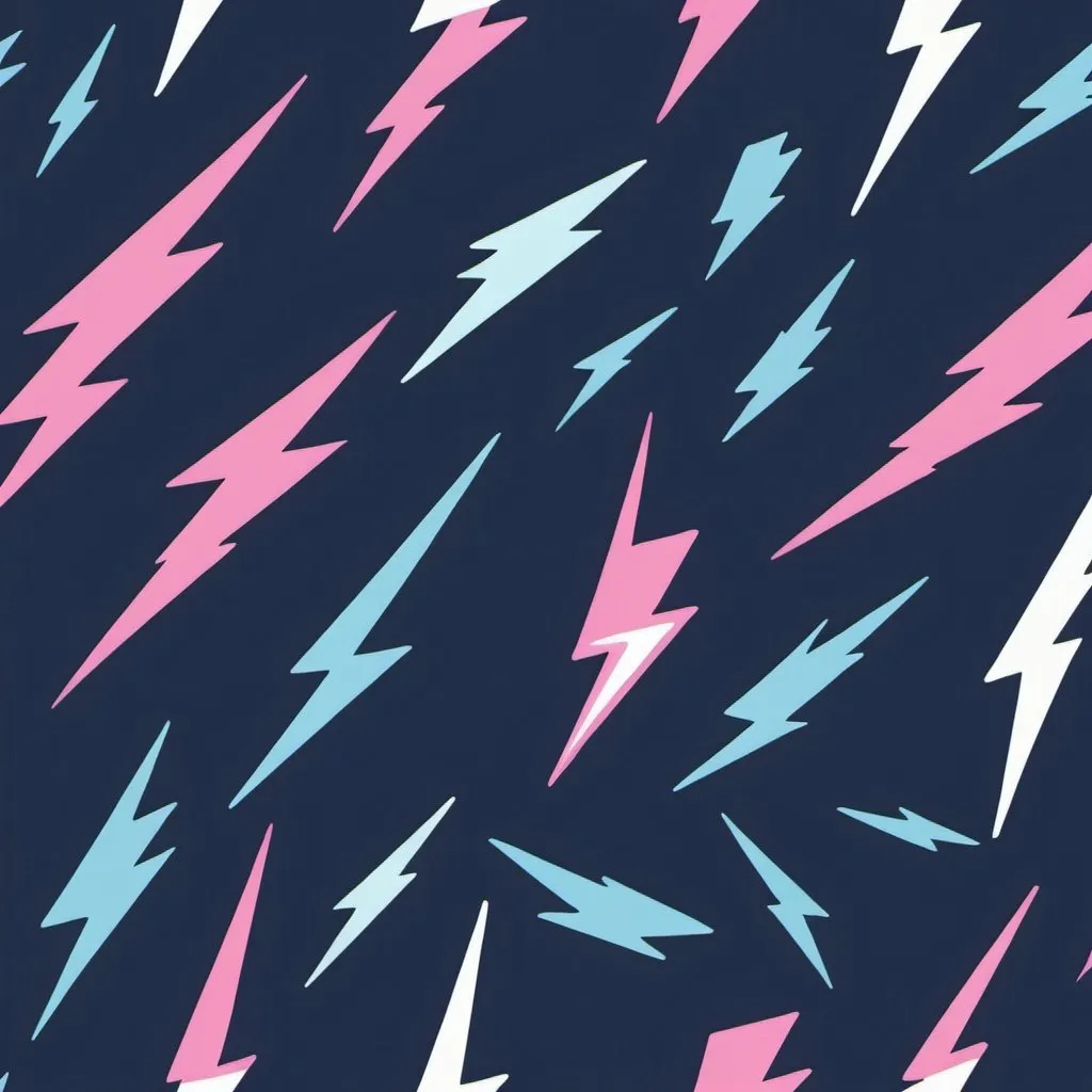 Prompt: lightning bolt light blue, navy blue, indigo, cyan, pink, light violet, magenta