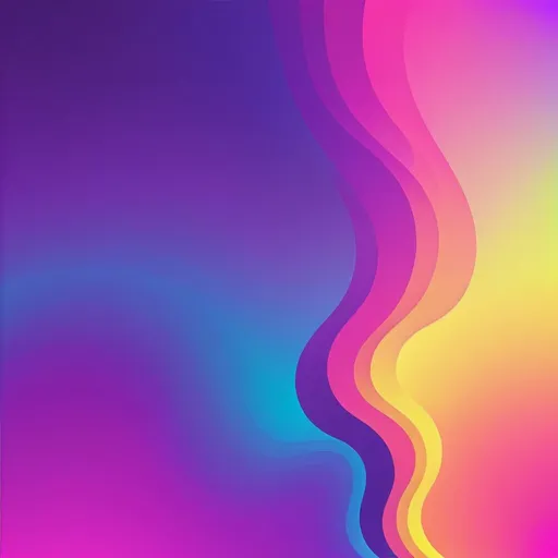 Prompt: psychedelic gradient background 