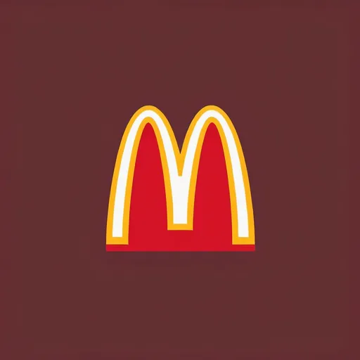 Prompt: mcdonalds logo color palette