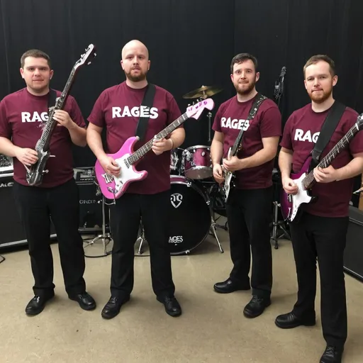 Prompt: The Rages Band 