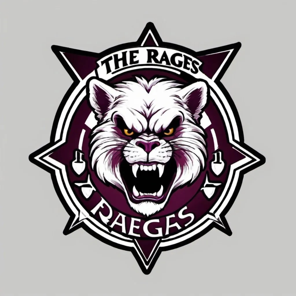 Prompt: The Rages Band logo 