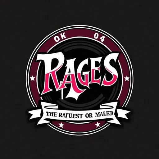 Prompt: The Rages Band 2024 logo correct spelling ok 