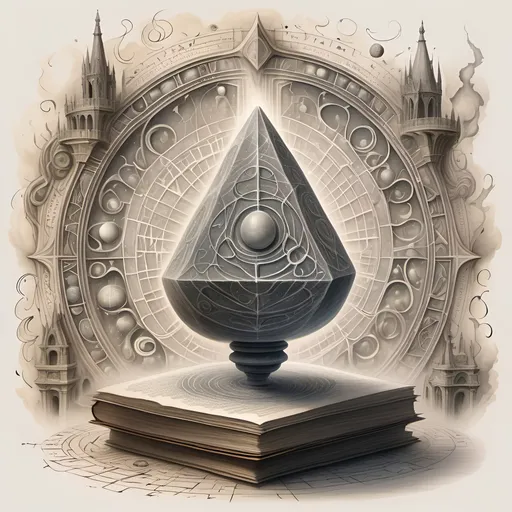 Prompt: A mesmerizing, deeply detailed drawing of the Philosopher’s Stone, set against a backdrop of swirling alchemical symbols and ancient texts. Soft, ethereal light emanates from the stone itself, casting gentle reflections and shadows that dance across the weathered parchment beneath it. Delicate wisps of fog seep in from the edges, adding an air of mystery. The stone, glowing with a rich, crimson hue, appears almost alive, pulsating with energy, its surface intricately carved with arcane patterns. Surrounding it, faintly illuminated runes whisper secrets of transformation and enlightenment, evoking a sense of wonder and the pursuit of knowledge. This enchanting scene should be depicted in a magical realism style with soft, luminous effects that draw the viewer into its depths.