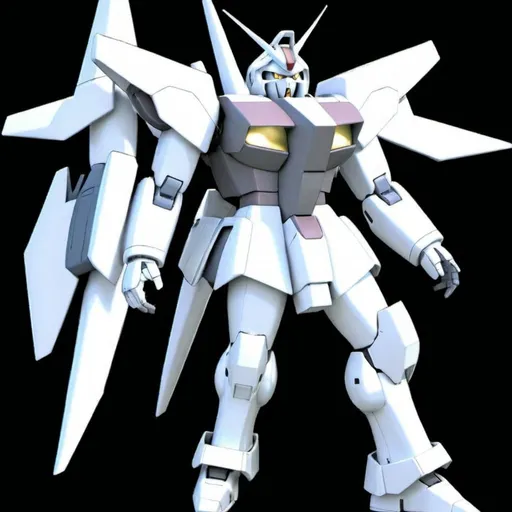 Prompt: Sci-fi mass production gundam mecha 