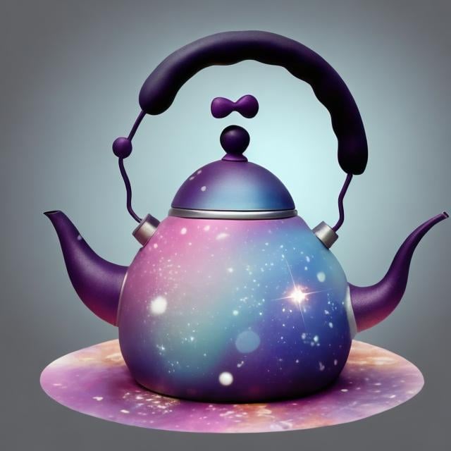 Prompt: Create an image of a Magical Kettle