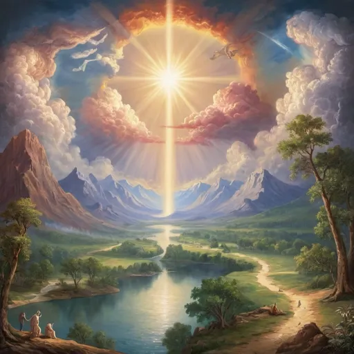 Prompt: the lord's creation before the creation of the world
