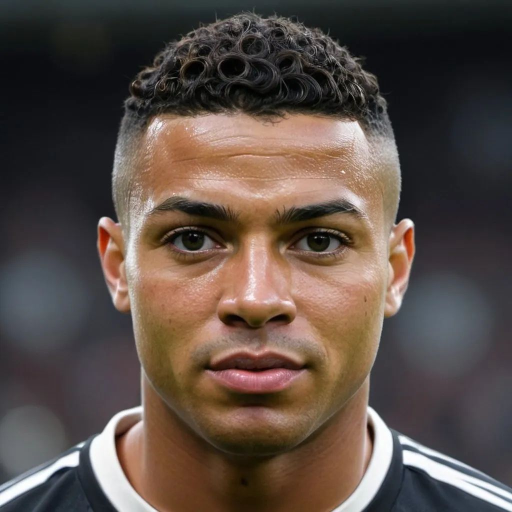 Prompt: Black Ronaldo