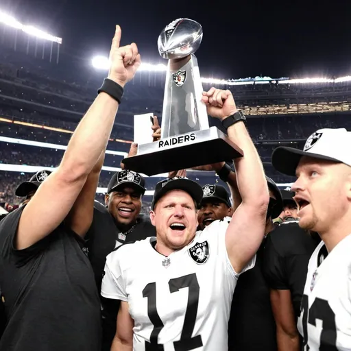 Prompt: raiders win the superbowl