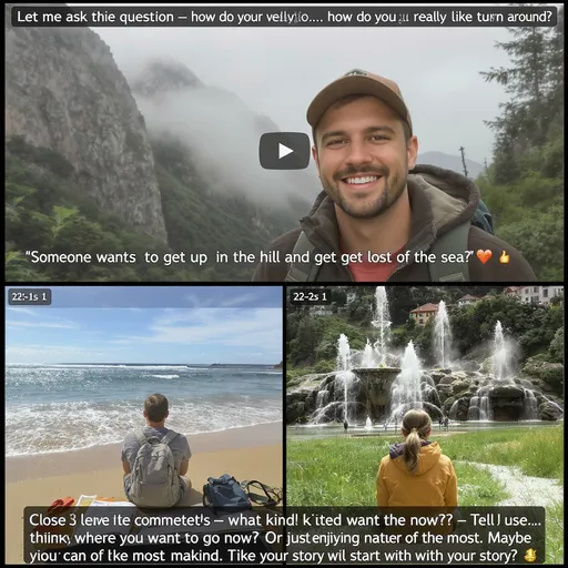 Prompt: ইনট্রো (0–3s)
📸 ফুটেজ: তুমি ক্যামেরার দিকে ফ্রেন্ডলি হেসে তাকিয়ে বলছো—
🎤 লাইন: “একটা প্রশ্ন করি… তুমি আসলে কেমন ঘুরতে পছন্দ করো? 🌍”
🎶 মিউজিক: হালকা ট্রাভেল ভাইব, ইনস্ট্রুমেন্টাল গিটার/পিয়ানো
🔹 সিন ২ (3–10s)
📸 ফুটেজ: পাহাড়ি ভিউ (কুয়াশা, সবুজ), হাইকিং শট
🎤 লাইন: “কেউ পাহাড়ে উঠে কুয়াশার মাঝে হারিয়ে যেতে চায় ⛰️”সিন ৩ (10–15s)
📸 ফুটেজ: সমুদ্রের ঢেউ, সৈকতে বসে থাকা একজন ভ্রমণকারী
🎤 লাইন: “আবার কেউ সমুদ্রের ঢেউয়ের শব্দে শান্তি খুঁজে পায় 🌊”
🔹 সিন ৪ (15–22s)
📸 ফুটেজ: ভ্রমণকারী মানচিত্র দেখছে / নতুন জায়গা এক্সপ্লোর করছে
🎤 লাইন: “তুমি কি নতুন নতুন জায়গা এক্সপ্লোর করতে ভালোবাসো 🗺️,
নাকি শুধু নিরিবিলি বসে প্রকৃতি উপভোগ করাই তোমার ভ্রমণ? 🌿”সিন ৫ (22–28s)
📸 ফুটেজ: চোখ বন্ধ করে কল্পনা করছে কেউ, ব্যাকগ্রাউন্ডে গ্রাম/ঝর্ণা/সবুজ মাঠের কাট শট
🎤 লাইন: “চোখ বন্ধ করো… ভাবো তুমি এখন কোথায় যেতে চাইছো।
পাহাড়? সাগর? ঝর্ণা? নাকি গ্রামের সবুজ মাঠ? 🌾”
🔹 আউট্রো (28–35s)
📸 ফুটেজ: তুমি আবার ক্যামেরার দিকে তাকিয়ে হাসছো
🎤 লাইন: “কমেন্টে জানাও—তুমি কোন ধরনের ভ্রমণ সবচেয়ে বেশি পছন্দ করো।
হয়তো তোমার গল্প দিয়েই শুরু হবে আমাদের পরের ট্রাভেল প্ল্যান!” ✨ সবগুলো মিলে একটি ভিডিও তৈরি করে দাও