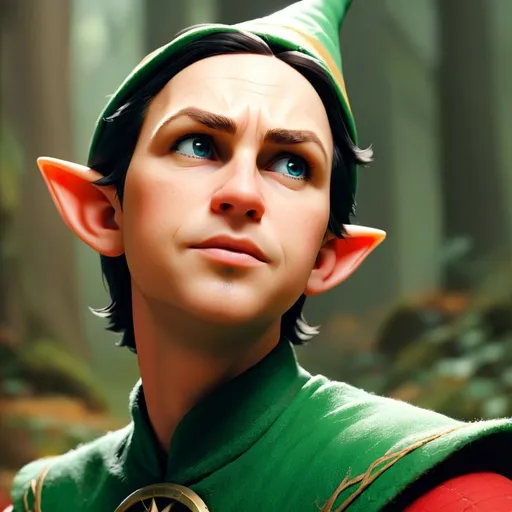 Prompt: Just make the portrait look like an elf