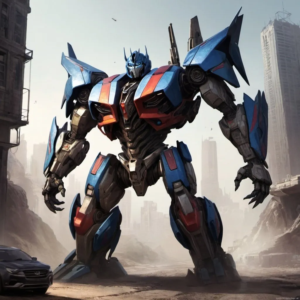 Prompt: Transformes concept art fantastic
