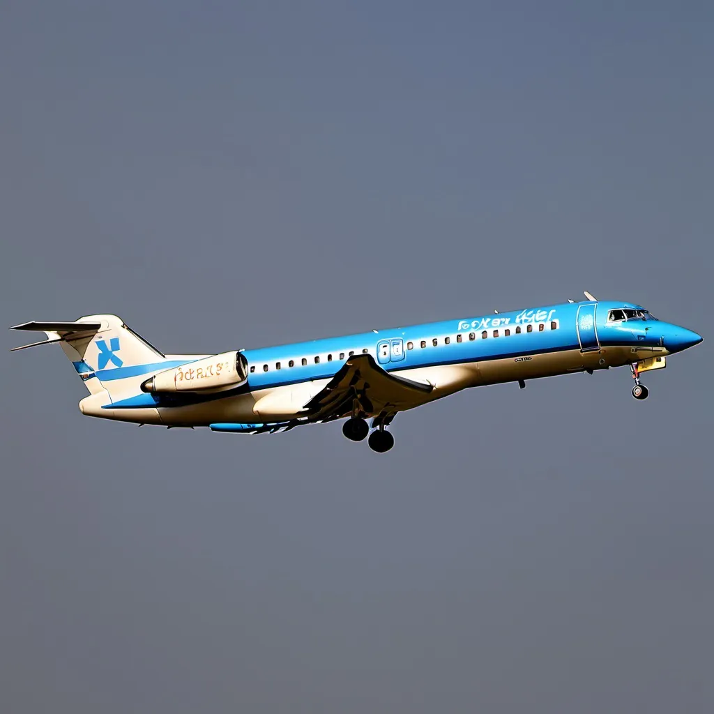 Prompt: fokker 100