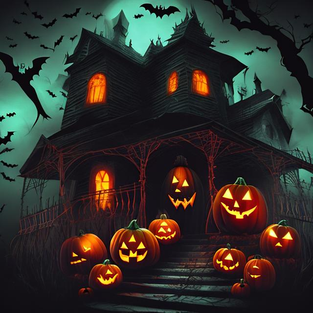 Prompt: Halloween spooky dark aesthetic 