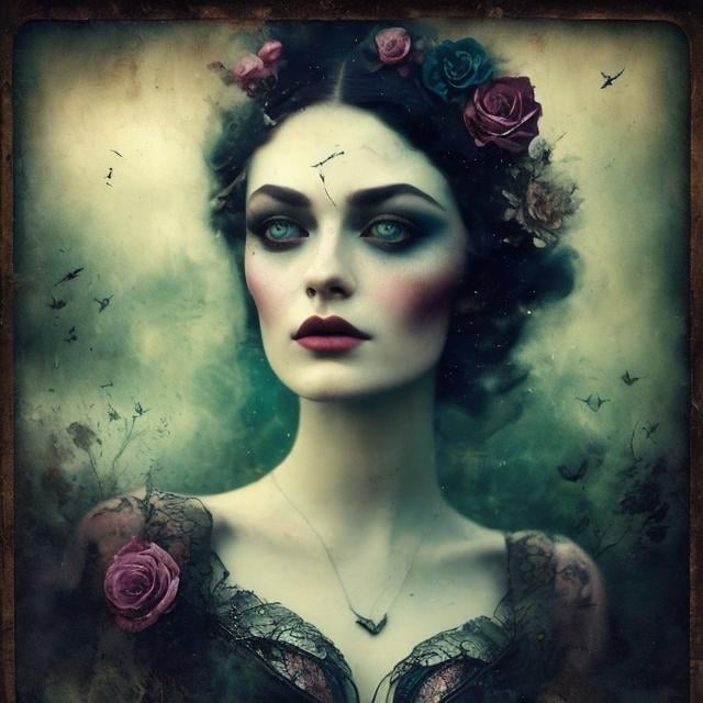 Prompt: The gorgeous lady with mysterious eyes, she is full of pretty dreams art by Rimel Neffati, Kim Keever, Veronika Pinke, Erik Madigan Heck. intricate beautiful ultra detailed, high definition, fantastic view. 3d, intricate details, volumetric lighting