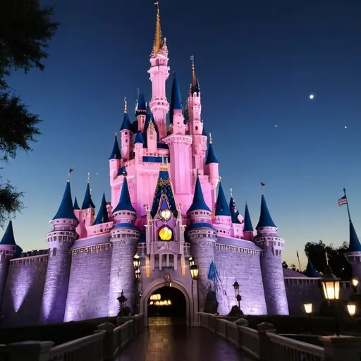 Prompt: Disney castle
