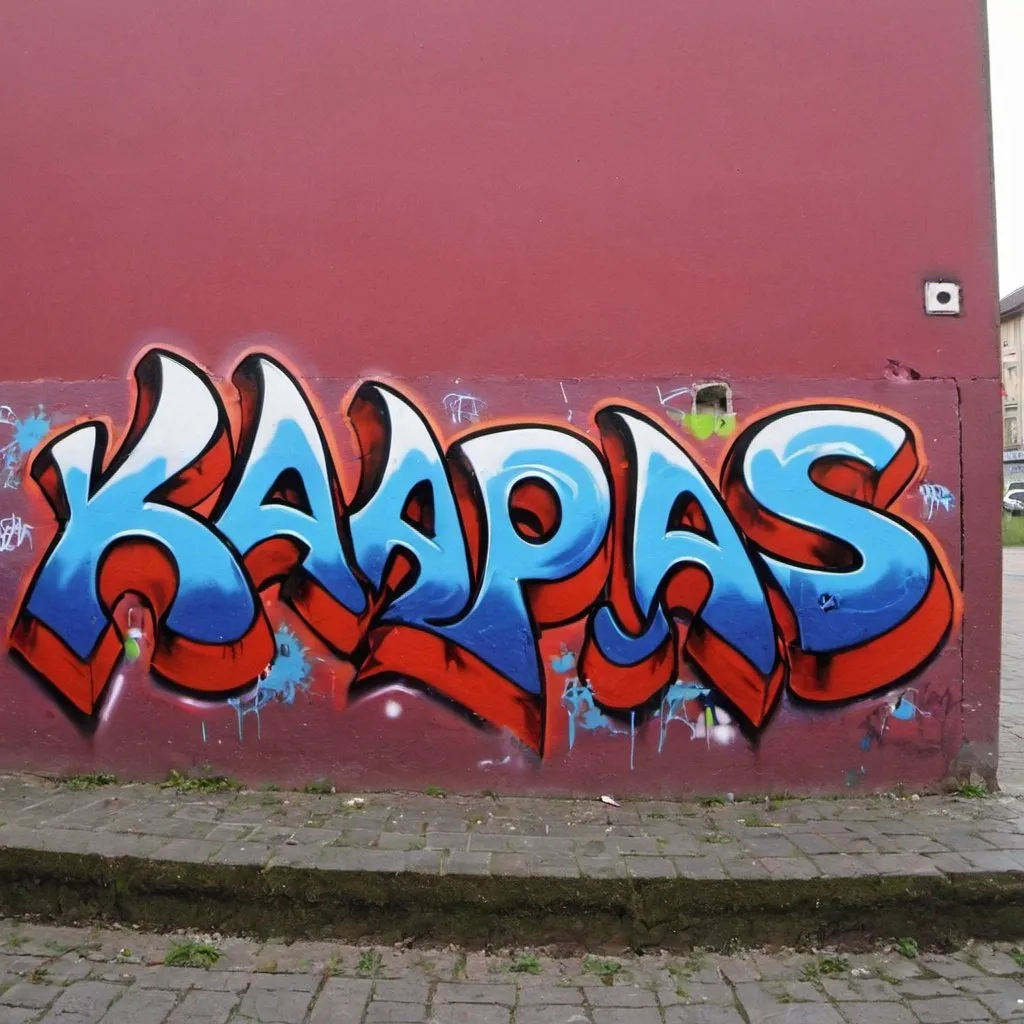 Prompt:  graffiti "Kaps"