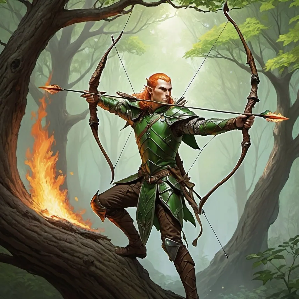 dungeons and dragons, fantasy art, Elven Male, Range...