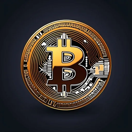 Prompt: create a bitcoin logo