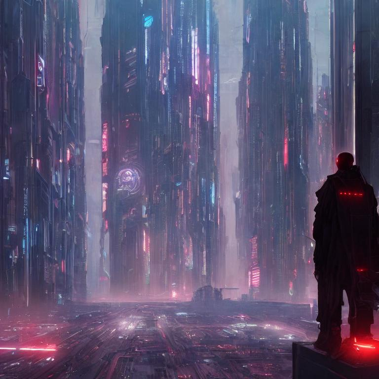 Prompt: cyberpunk american Empire, 8k concept art, trading on artgem and artstation, by greg rutkowski