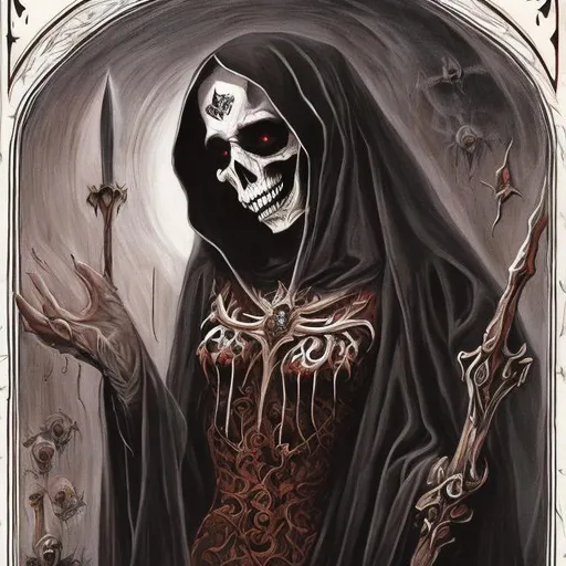 Prompt: lady of death 

