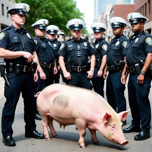 Prompt: Police are worthless human pigs.