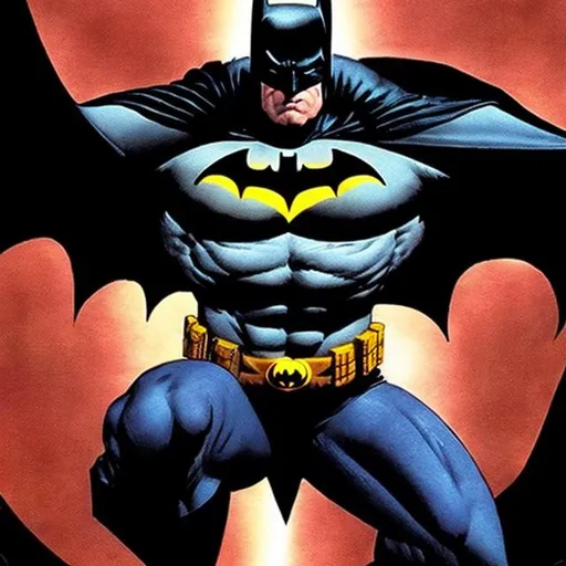 Prompt: Batman is the essence of rage & hatred. 