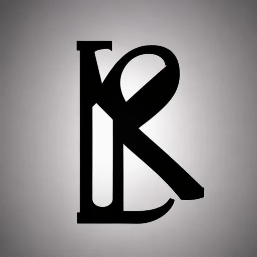 Prompt: G letter silhouette inside