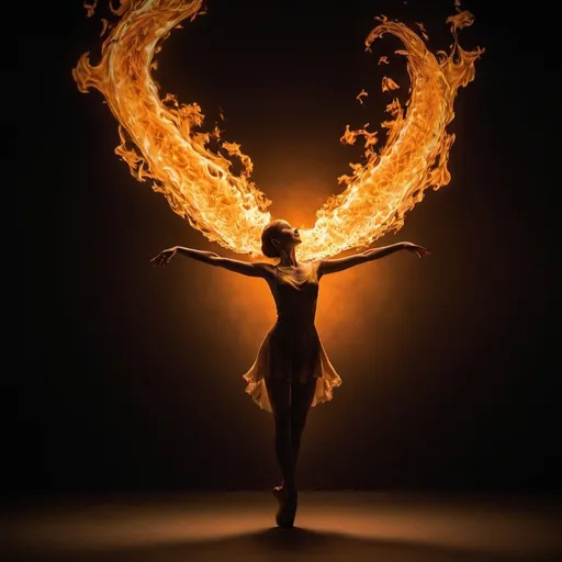 Prompt: 
The flame is the central focus, its warm, golden light filling the frame. The edges of the flame are delicate, with gentle wisps of fire that seem to be dancing in the air.

Shadows playfully dance around the flame, like dark, ethereal ballerinas. The shadows are cast by the surrounding environment, but they appear to be moving, as if alive. Some shadows are dark and defined, while others are soft and feathery.

In the heart of the flame, a bright, molten core glows with an intense, fiery light. The core is surrounded by a halo of warm, golden light that gradually fades into the darkness.

The background is a deep, rich black, which makes the flame and shadows stand out even more. The overall effect is mesmerizing, as if the viewer is being drawn into the flame's warm, golden depths.

The shadows add a sense of mystery and dynamism to the image, while the flame itself represents passion, warmth, and energy. The close-up perspective creates a sense of intimacy, as if the viewer is experiencing the flame's heat and light firsthand.