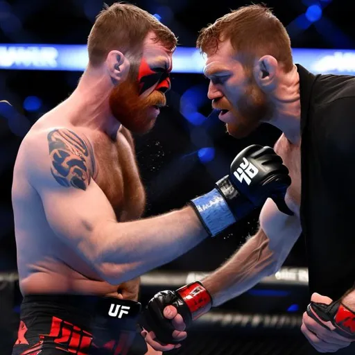 Prompt: Paul Felder UFC, Darth Maul